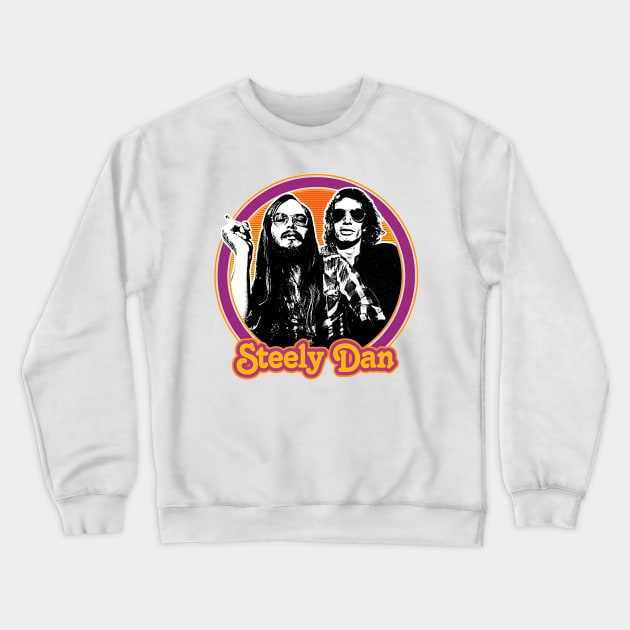 Steely Dan / Original Retro 1970s Style Design Crewneck Sweatshirt by DankFutura